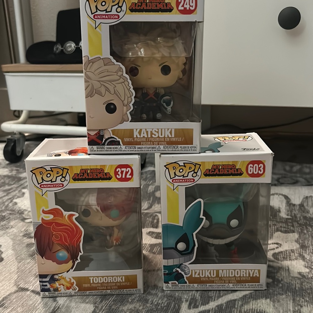 My hero academia Funko pop set